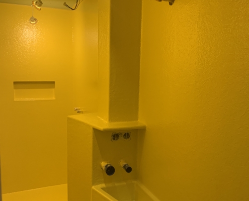 Polyester badkamer topcoat geel